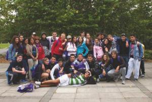 Grupo de estudiantes de la UCD